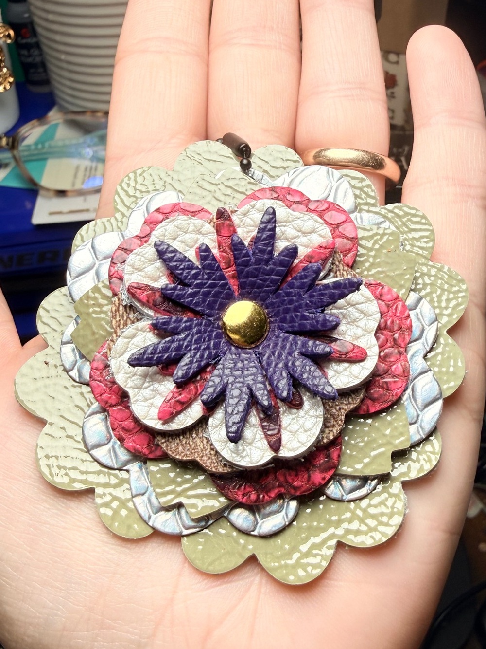 Handmade Floral Charm